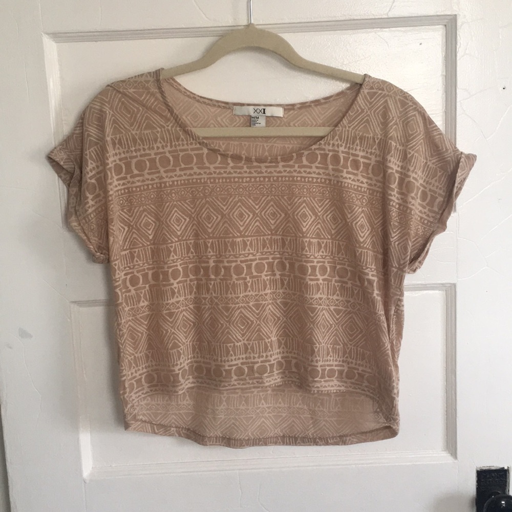 Forever 21 cropped tshirt